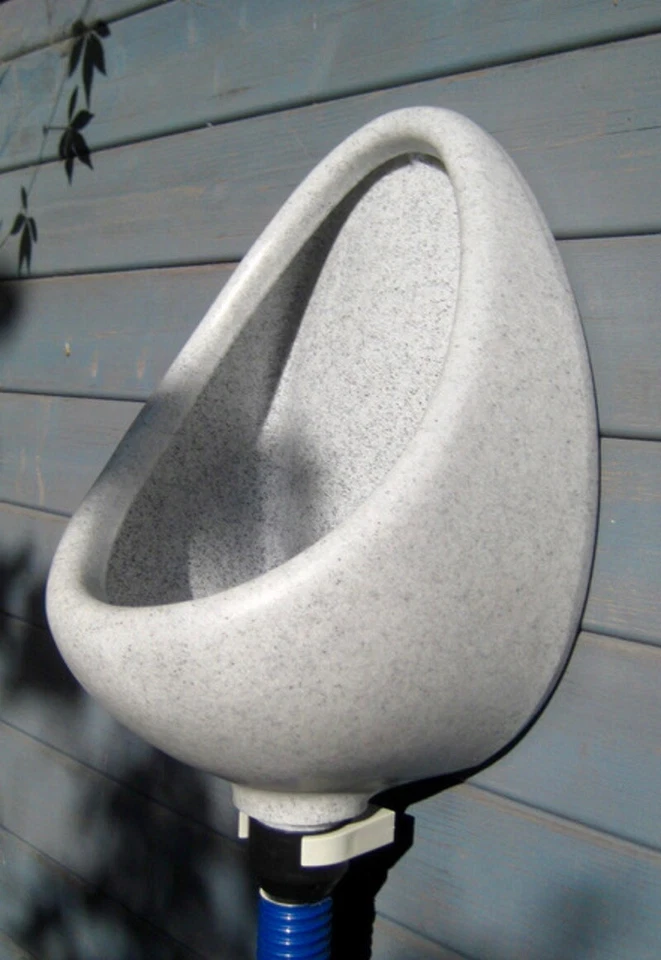 Trocken Urinal, Pissoir wasserlos, Garten Camping Eventtoilette, PP pflegeleicht