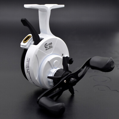 Ice Fishing Reels CAMEKOON FW500-II Inline Ice Fishing Reel - Graphite Spool,  Left Or Right Hand, Trigger & 4 Bearings Piscifun Ice Fishing Reel