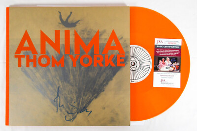 THOM YORKE ANIMA レコード 限定オレンジビニール盤 バッジ付き