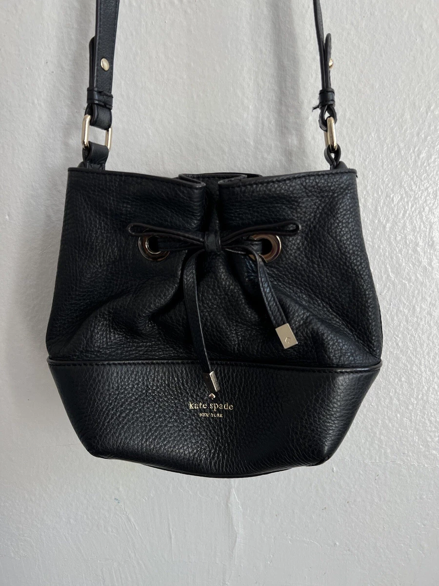 Kate Spade Black Bucket Bag