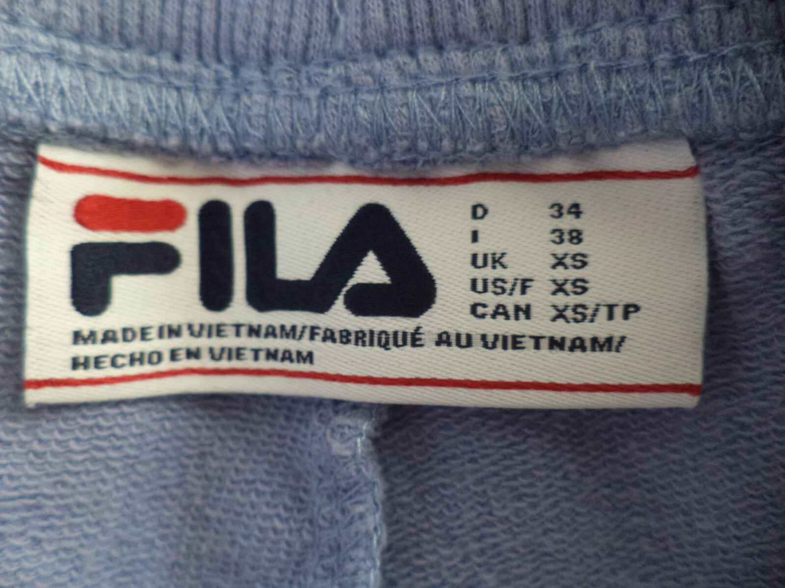 Felpa da jogging FILA donna in pile lavanda taglia XS