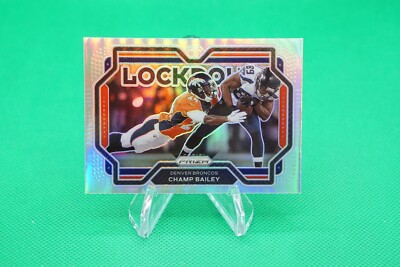 2021 Prizm Lockdown! Silver #25 Champ Bailey Denver Broncos BG6