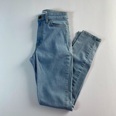 American Apparel, light wash high waist The Pencil Skinny jeans, size 2/26