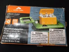 Ozark Trail Cooler Float Inflatable Cup Holder Holds 28 Qt Cooler See Pics/105b