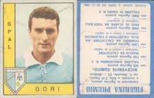R@RA FIGURINE FOOTBALLERS PANINI 1962/63-SPAL,GORI-NEW NEVER ATTACHED