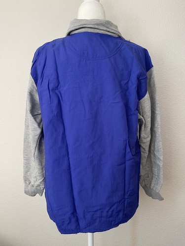 LIZ & CO. Womens 100% Cotton Layered Outdoor Pullover Sweater Size M Purple/Gray - Picture 3 of 12