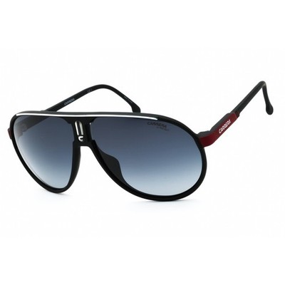 Carrera Men's Sunglasses Black Red Plastic Pilot Shape Frame CHAMPION/N 0OIT 9O