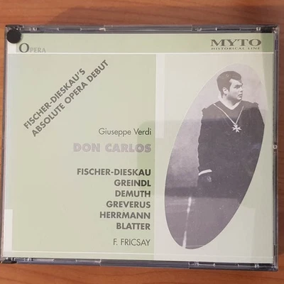FERENC FRICSAY verdi don carlos EX/EX (3CD, Klassik, MYTO) - Bild 1 von 4