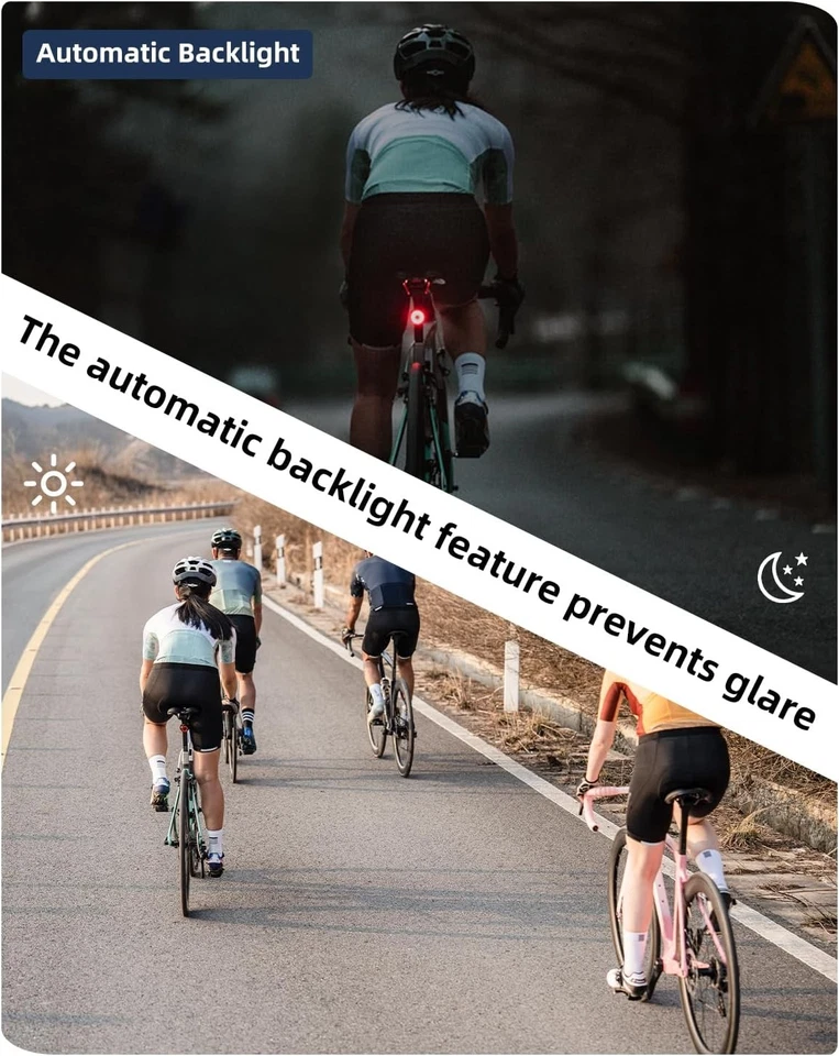 ROCKBROS Bicicleta Computadora Ciclismo Velocímetro GPS Inalámbrico,Impermeable,600mAHBattery Foto 4 de 4