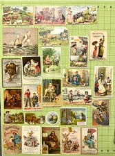 Lot 26 Victorian Trade Cards Sewing Machine Domestic New Home Wheeler Wilson