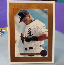 1997 TOPPS FRANK THOMAS  GALLERY WHITE BORDER PROOF PLAYERS PRIVATE ISSUE PPI90