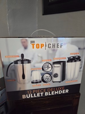Top Chef Deluxe Bullet blender 12-Piece Set | eBay