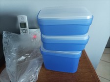 lot trois boîtes rectangulaires Tupperware neuve