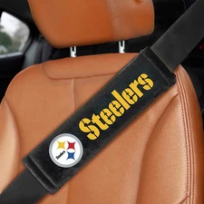 Fanmats 32059 Pittsburgh Steelers Seatbelt Pad 2-PC Set