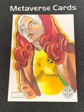2025 Topps Marvel Deadpool Chrome Rogue 1/1 Artist Auto Original Sketch Card