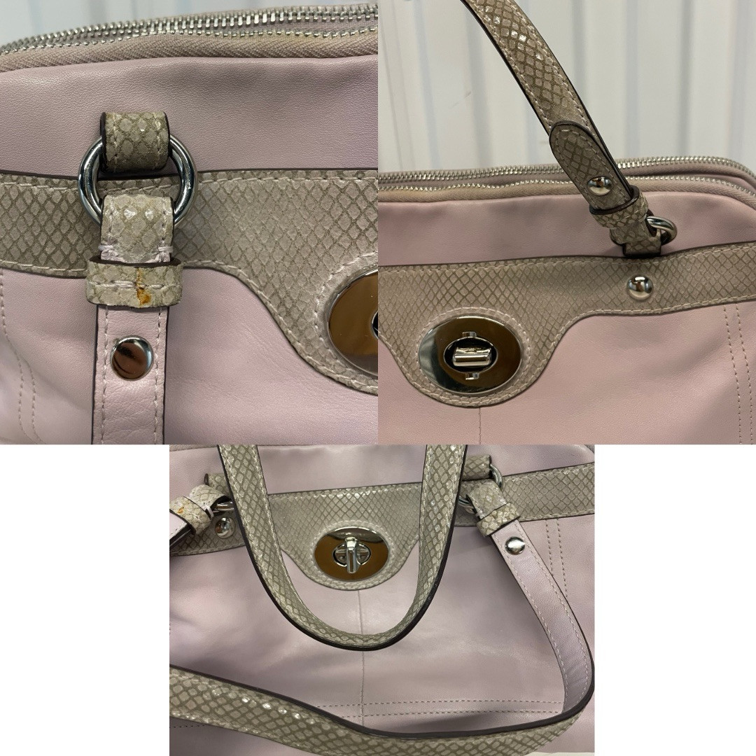 Vintage Y2K Coach F16529 Penelope Lilac Medium Leather Satchel