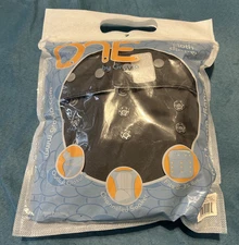 GroVia ONE Reusable Baby Cloth Diaper NIP Lotus solid grey snap closure AIO