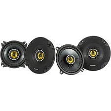 Kicker 46CSC54 CS-Series CSC5 5.25-Inch (130mm) Coaxial Speakers w/ 46CSC44 4...