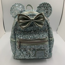 Disney Parks Loungefly Arendelle Aqua Sequins...