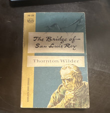 Thornton Wilder The Bridge of San Luis Rey Paperback Scholastic Drama Novel