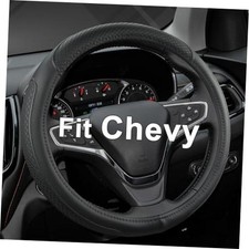 Customized Auto Car Steering Wheel Cover for Chevy 14.5-15 inches, Steering