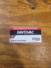 Rayovac Mercury Free Size 312 Hearing Aid Batteries, 36 Batteries Exp. 12/2028