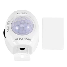 PIR Infrared Motion Sensor Detector DC5-24V Auto on Off Timer  Home LED7778