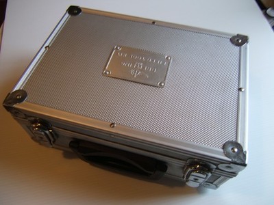 GENUINE BREITLING FIELD TOOL KIT ALUMINUM CARRYING CASE LOCKING WITH ...