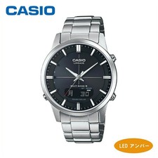 Casio Lineage LCW-M170D-1AJF Radio Solar Silver Stainless Steel Men's Watch