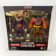 Marvel Legends Captain America Baron Zemo & Arnim Zola 2-Pack Hasbro NEW SEALED