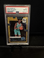 Mark Williams 2022 Donruss Gold Choice  Rated Rookie 8 /10 PSA 10