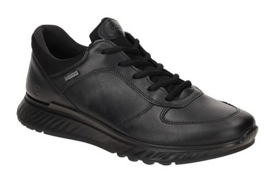 Ecco EXOSTRIDE Herrenschuhe - sportliche Halbschuhe - Schnürschuhe schwarz