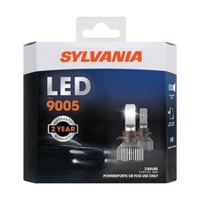 Sylvania 9005 Led Fog Light Bulbs 6000k Cool White Long-lasting No Polarity