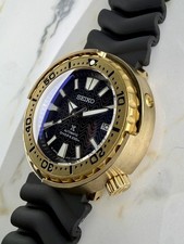 Bronze Tuna Automatic Dive Watch - Seiko NH35 Movement - wave brass divers