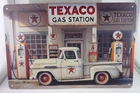 Texaco Gas Station Metal Tin Sign 12x8 Vintage Style Truck Garage Wall Decor