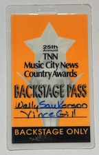 BACKSTAGE  PASS: Vince Gill - 25th Annual Music City News Country Awards