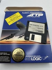 Flight Assignment A.T.P. Airline Transport Pilot PC SubLOGIC 5.25  Floppy Disk