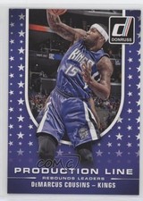 2014-15 Panini Donruss Production Line Rebounds DeMarcus Cousins #5 09wc