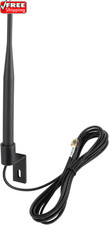 Outdoor Dual Band Wifi Antenna 2.4Ghz 5Ghz 5.8Ghz 5Dbi RP-SMA Male Antenna for W