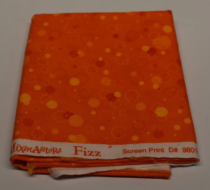 2 piece fabric lot SPORTS blue orange SOCCER BASKETBALL BASEBALL mixmasters fizz - Image 2 of 4