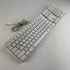 Genuine Apple A1048 Wired USB Keyboard - White