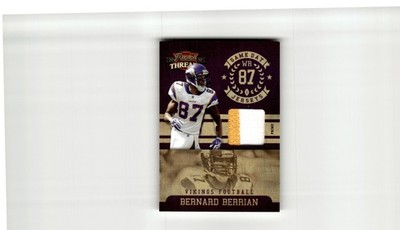 2010 Panini Threads Bernard Berrian Game Day Jerseys Prime #/50 #22