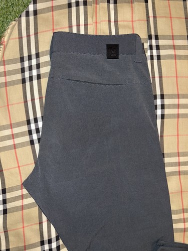 Pantalone Vuori Aim Active Performance Uomo Taglia 30 Grigio Antracite Slim Golf Chino V431 - Foto 2 di 12