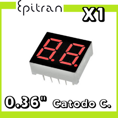 2 x 0.56/" Blu 1 Cifre Display SETTE 7 segmenti Catodo Comune LED