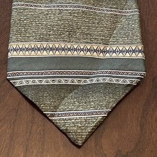 Vintage Barrington Green 100% Imported Silk Men’s Neck Tie Made In USA