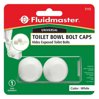 #ad #ad Fluidmaster 7115 Replacement Toilet Bolt Caps In White $3.69