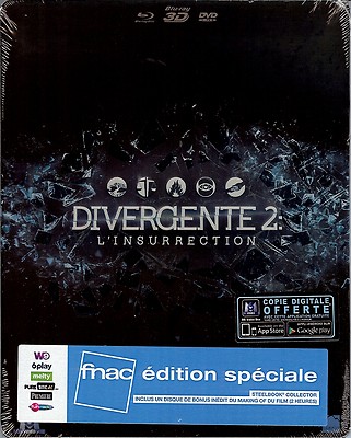 Divergente 2: L'insurrection FNAC Special Edition Debossed SteelBook (France)