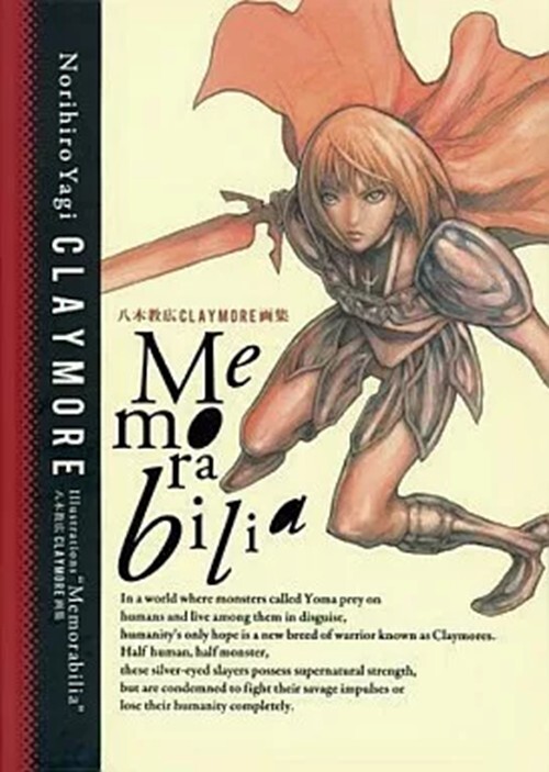 Norihiro Yagi Claymore Illustrations Memorabilia Art Book Manga
