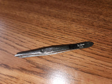 Vtg La Cross Silver Tweezers 924 Slant Tip Made in USA