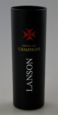 Champagne Lanson Highballglas Longdrinkglas 0,1l schwarz satiniert Lanson Black